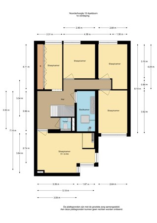 Floorplan - Noorderhoogte 15, 7325 SE Apeldoorn